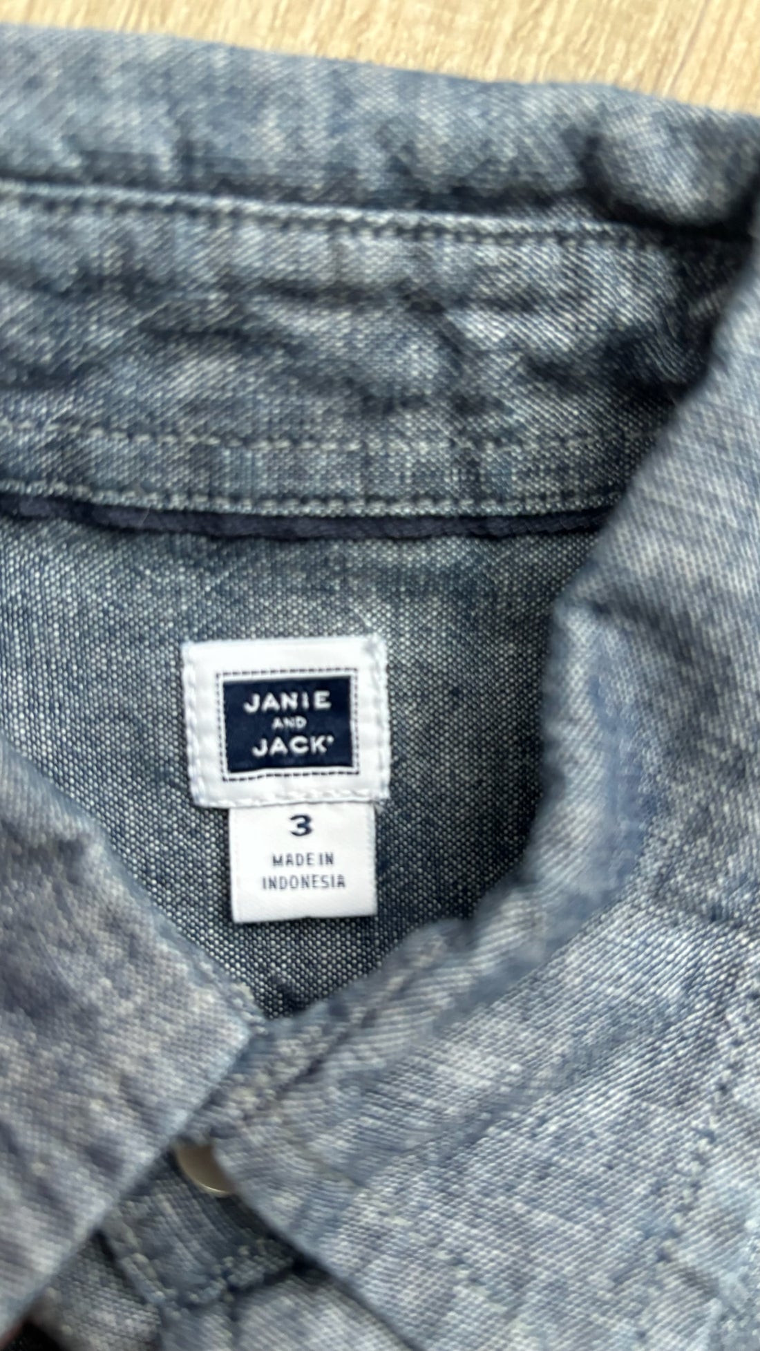 Janie & Jack Chambray Button Down
