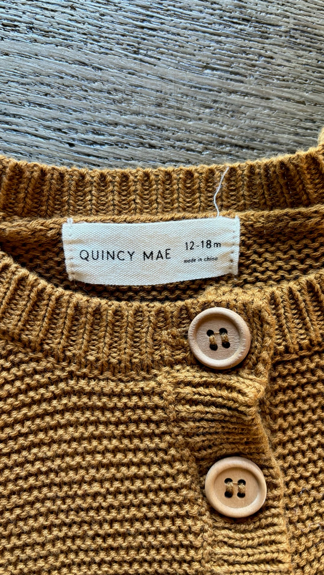 Quincy Mae Brown Cardigan