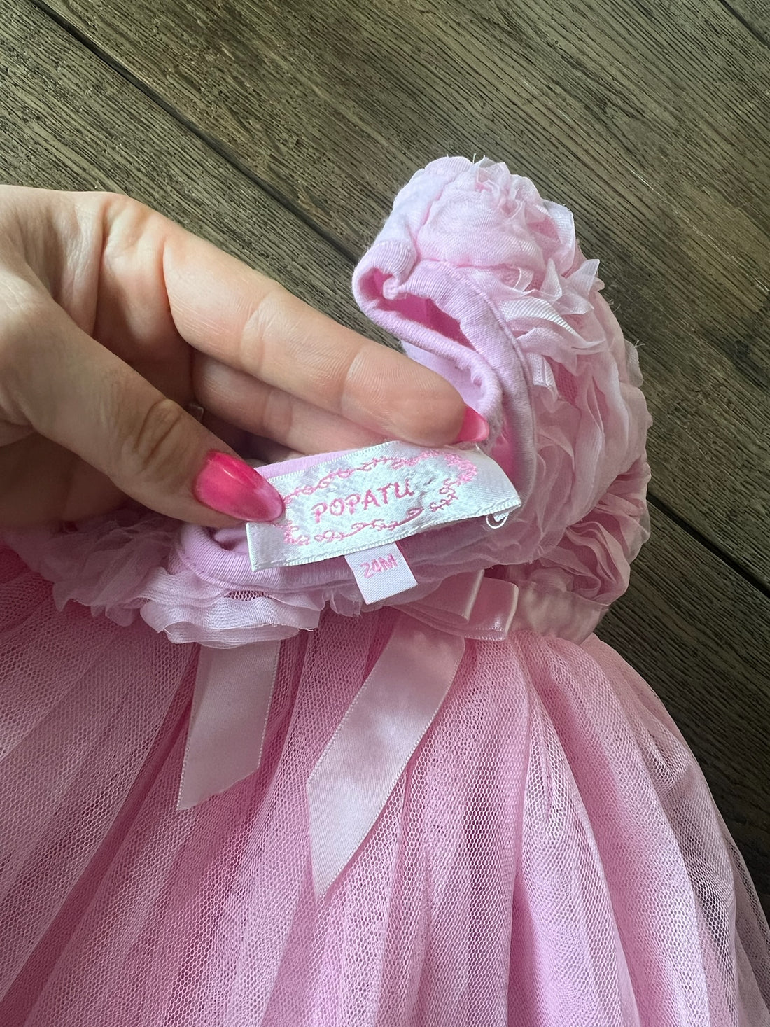Popatu Pink Tulle Dress
