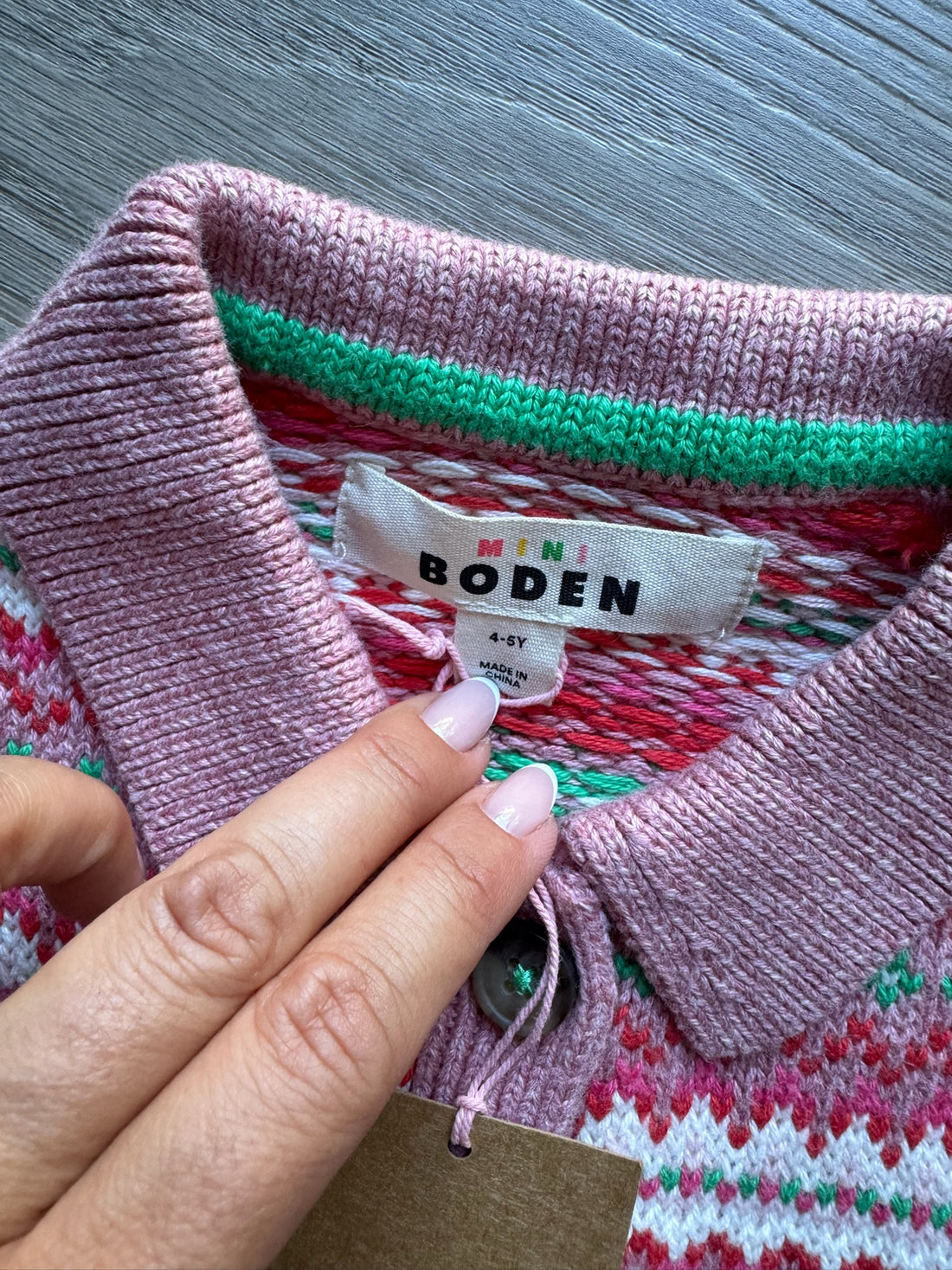 Mini Boden Pink Cardigan - NEW