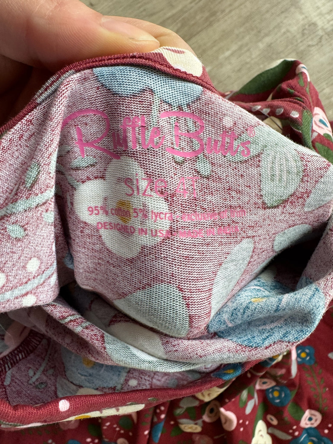 RuffleButts Floral Dress - NEW