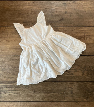 Gap White Eyelet Dress