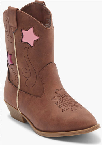 Harper Canyon Brown Cowboy Boots - NEW