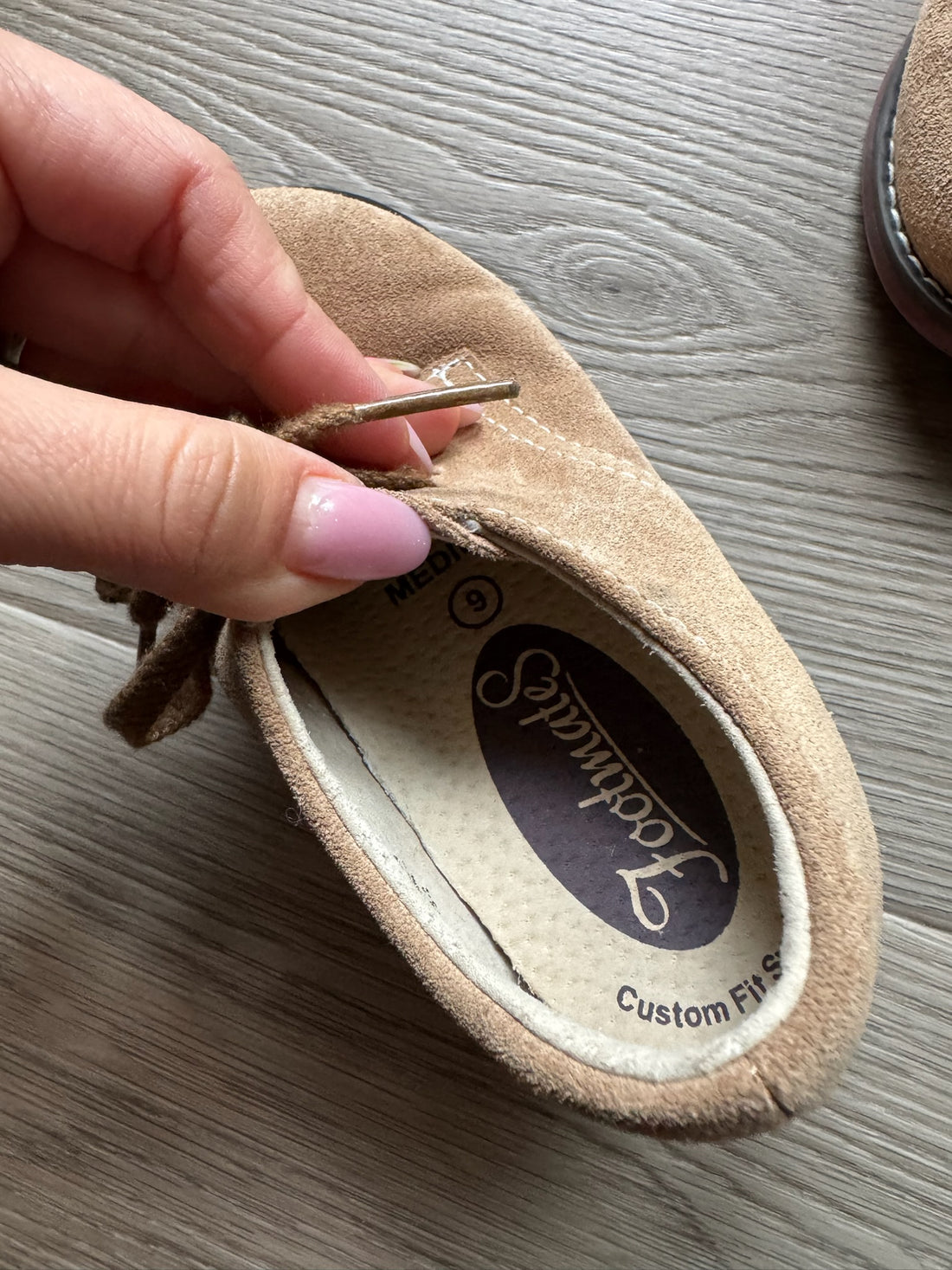 Footmates Brown Suede Shoes