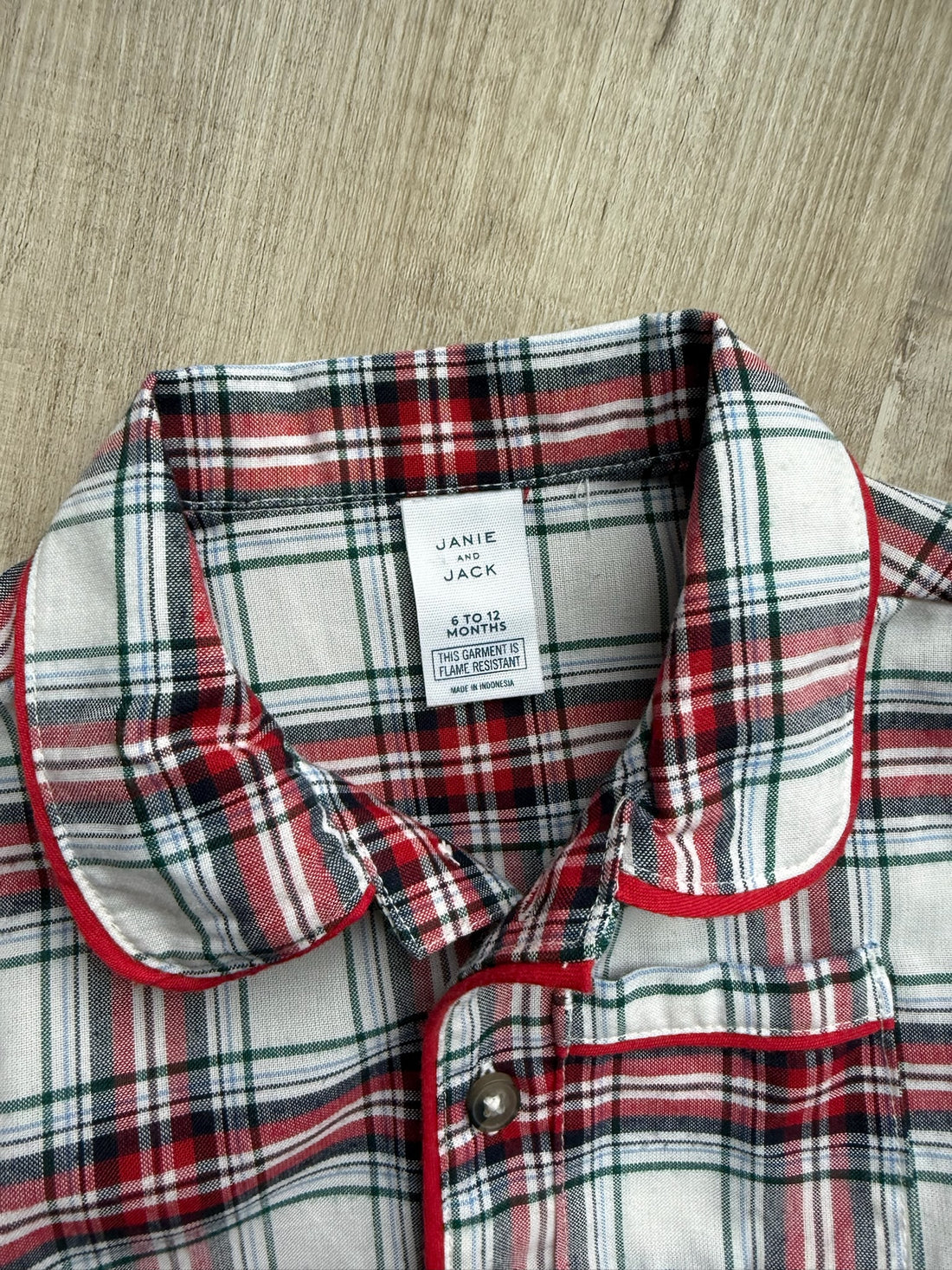 Janie & Jack Plaid Pajamas