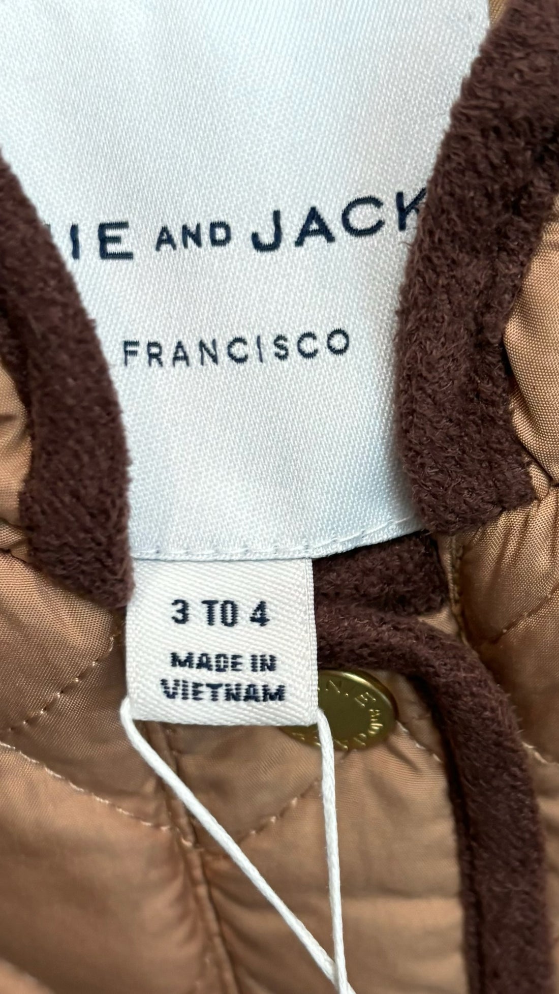 Janie & Jack Brown Vest - NEW