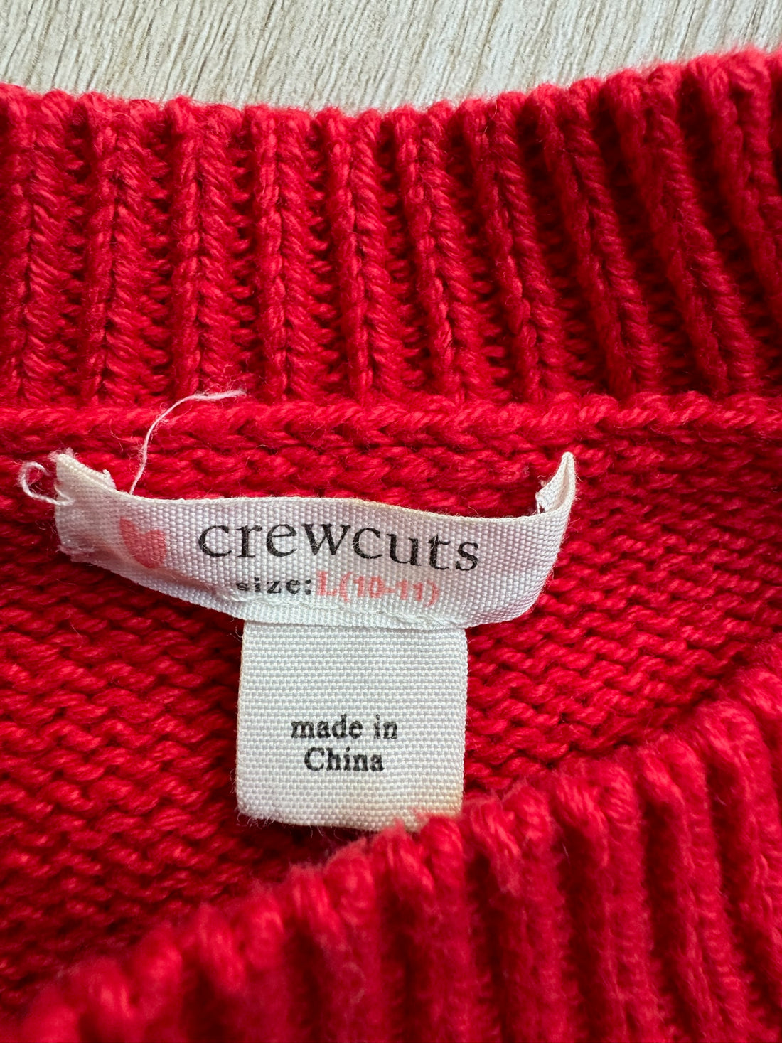 CrewCuts Red Sweater