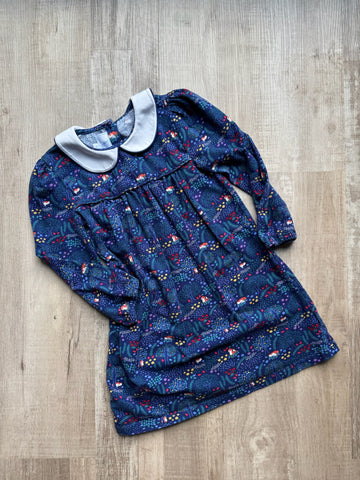 Little English Navy Fox Dress