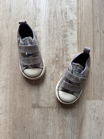 Converse Grey Velcro Shoes