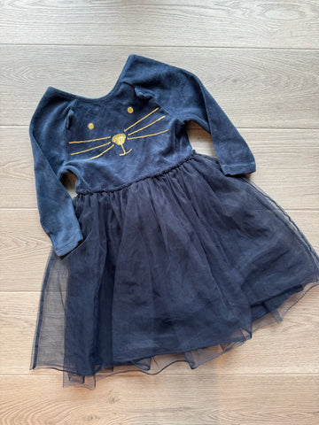 Mini Boden Navy Cat Dress