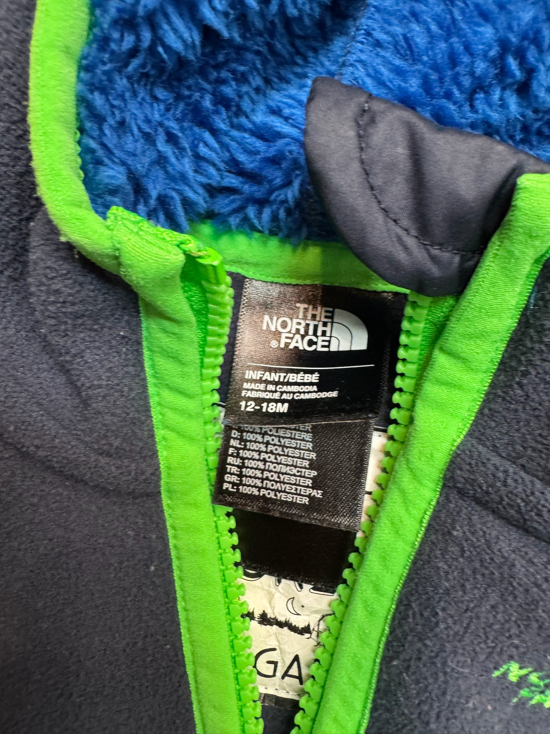 North Face Blue Bunting
