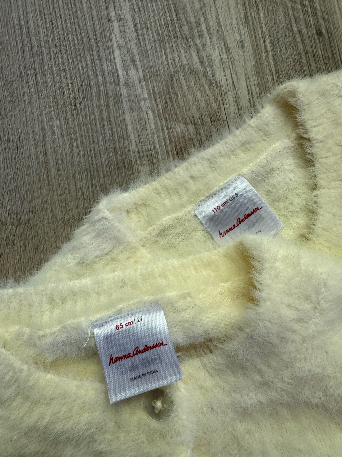 Hanna Andersson Cream Cardigan