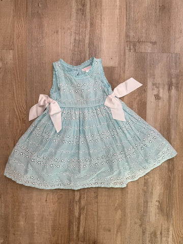 Janie & Jack Blue Eyelet Dress