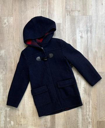 Zara Navy Wool Coat