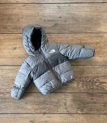 North Face Grey Puffer Coat