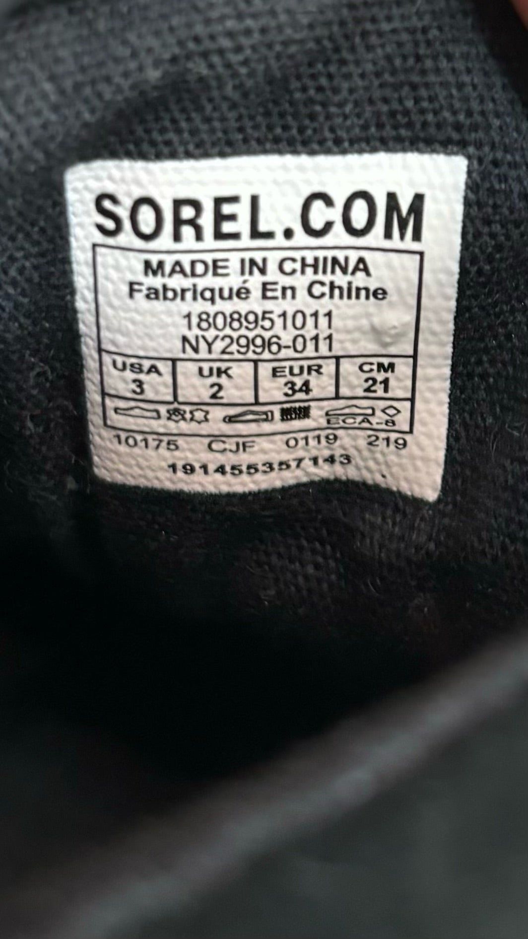 Sorel Black Leather Boots