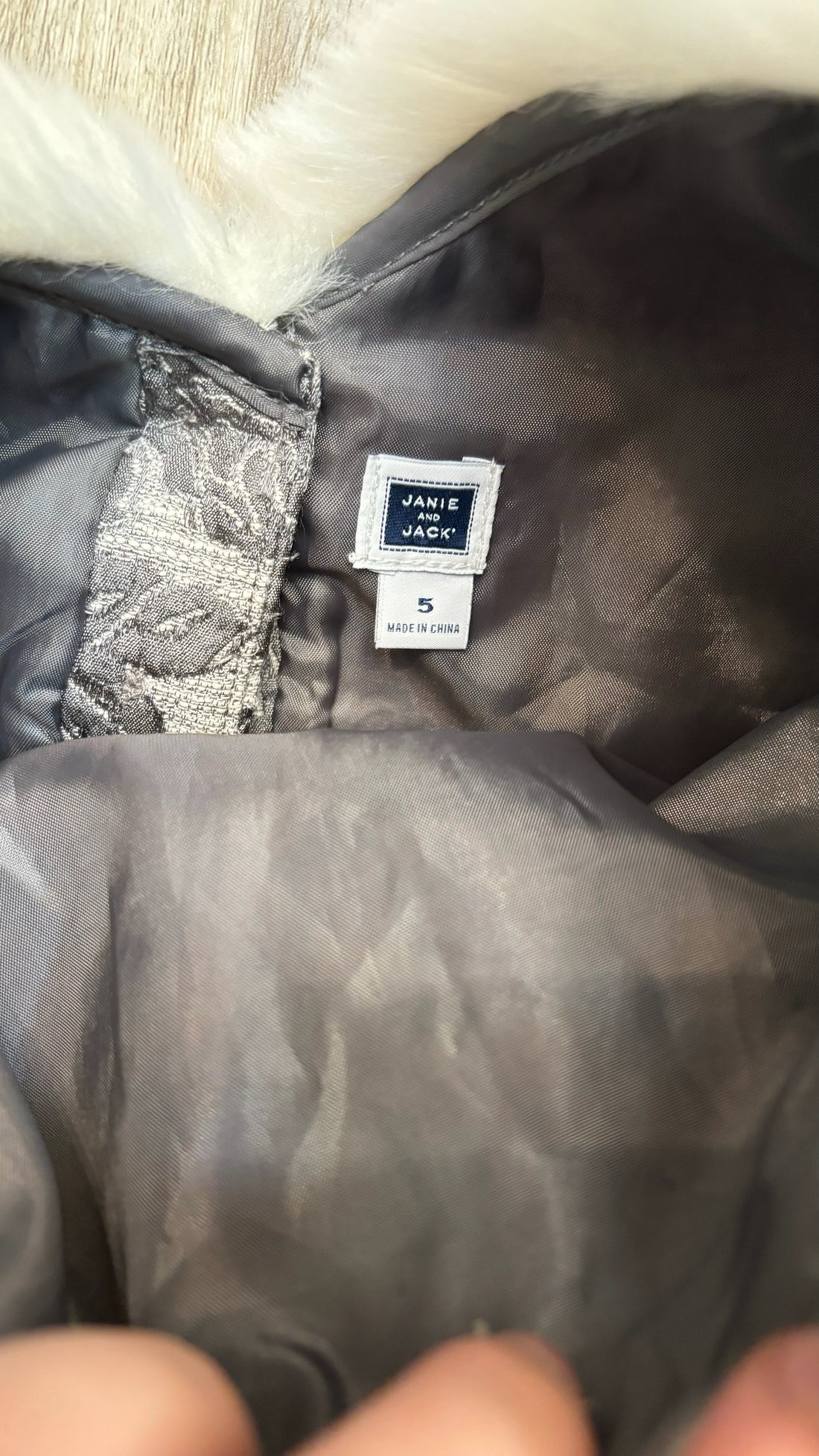 Janie & Jack Grey Dress