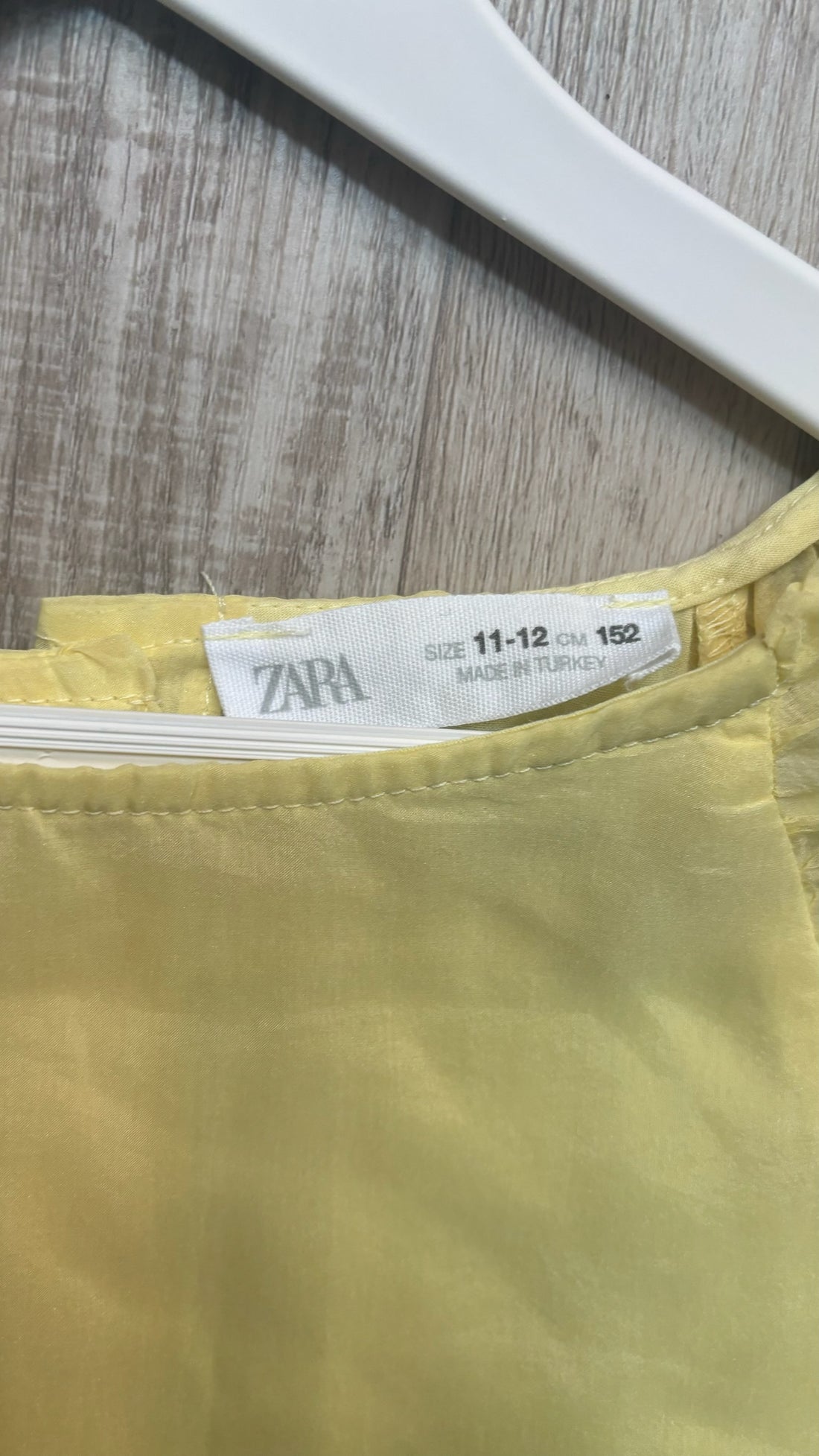 Zara Yellow Top