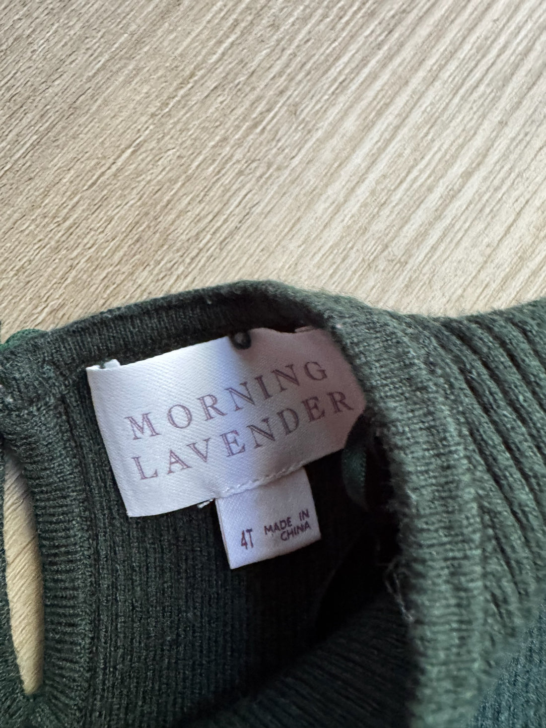 Morning Lavender Green Dress