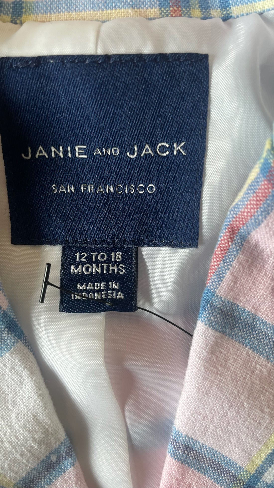 Janie & Jack Plaid Blazer
