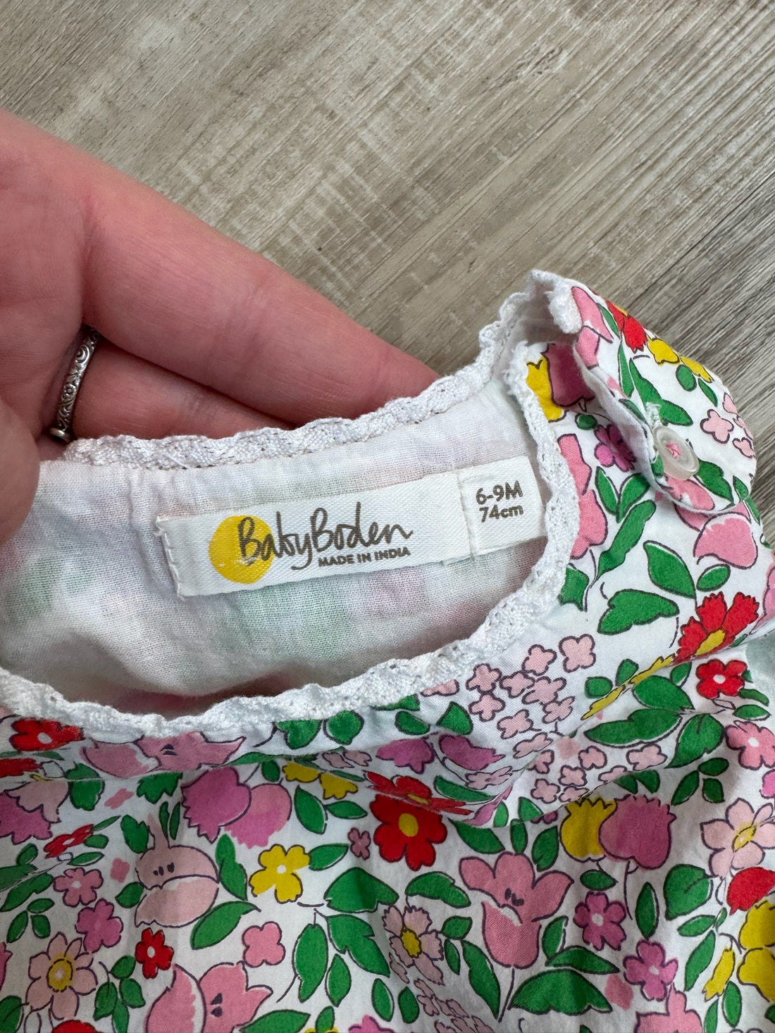 Baby Boden Floral Bubble