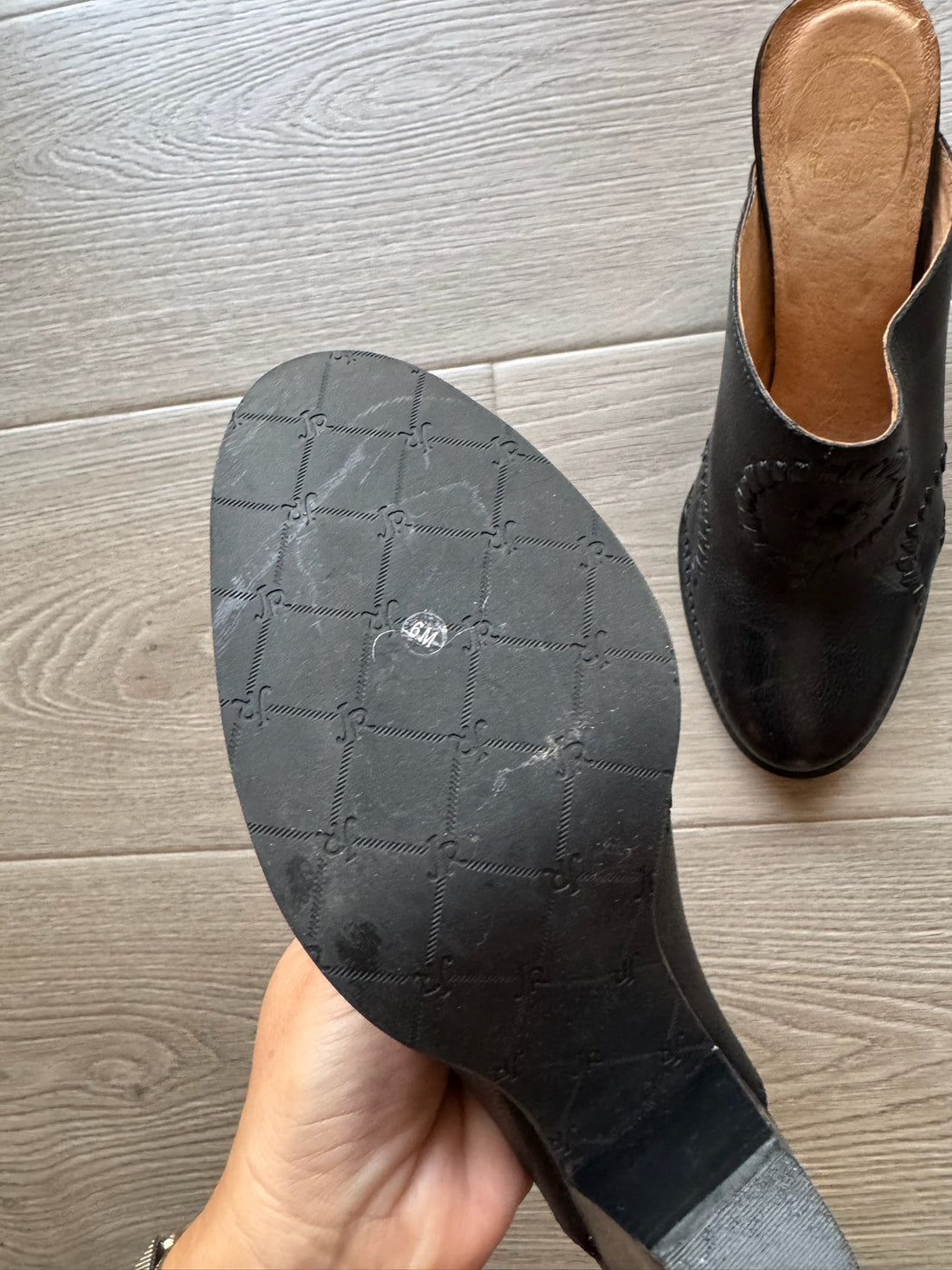 Jack Rogers Black Mules