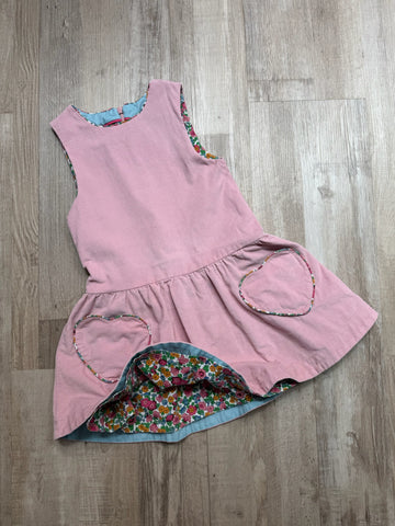 Mini Boden Pink Cord Dress
