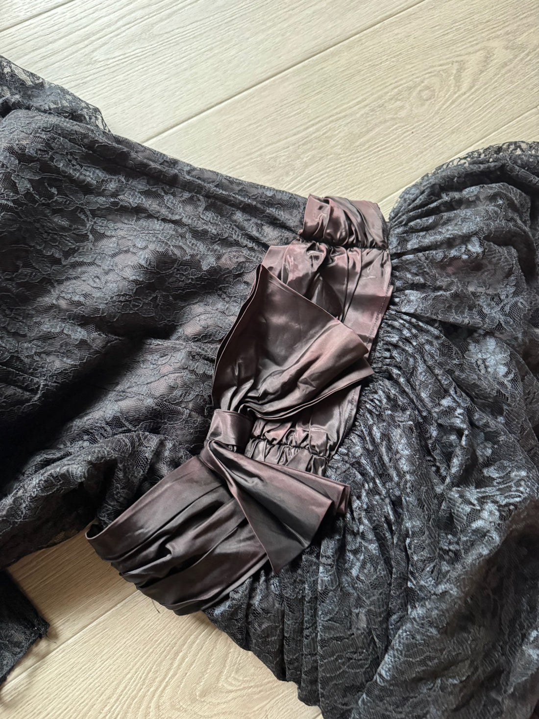 Vintage Black Lace Dress