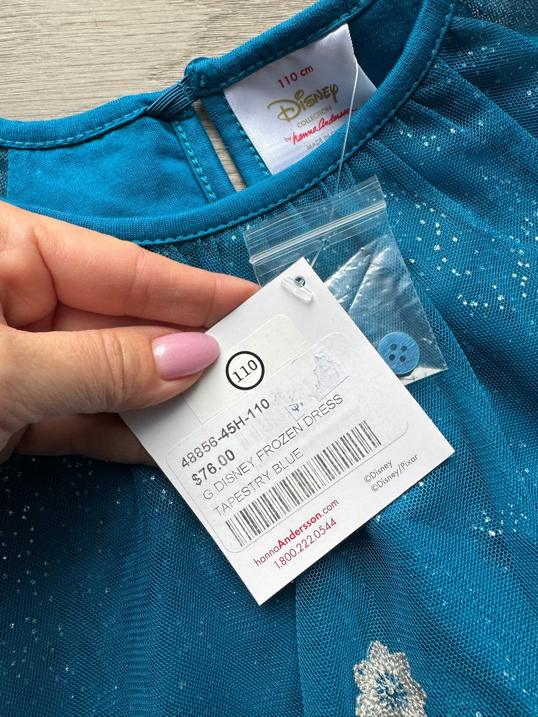 Hanna Andersson Disney Frozen Dress - NEW