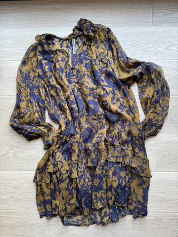 Anthropologie Chiffon Mini Dress