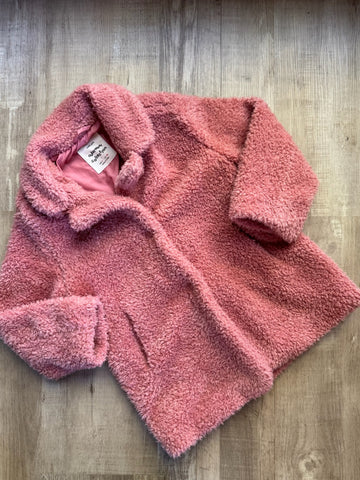 Zara Pink Sherpa Jacket
