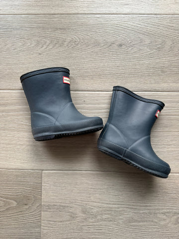Hunter Navy Boots