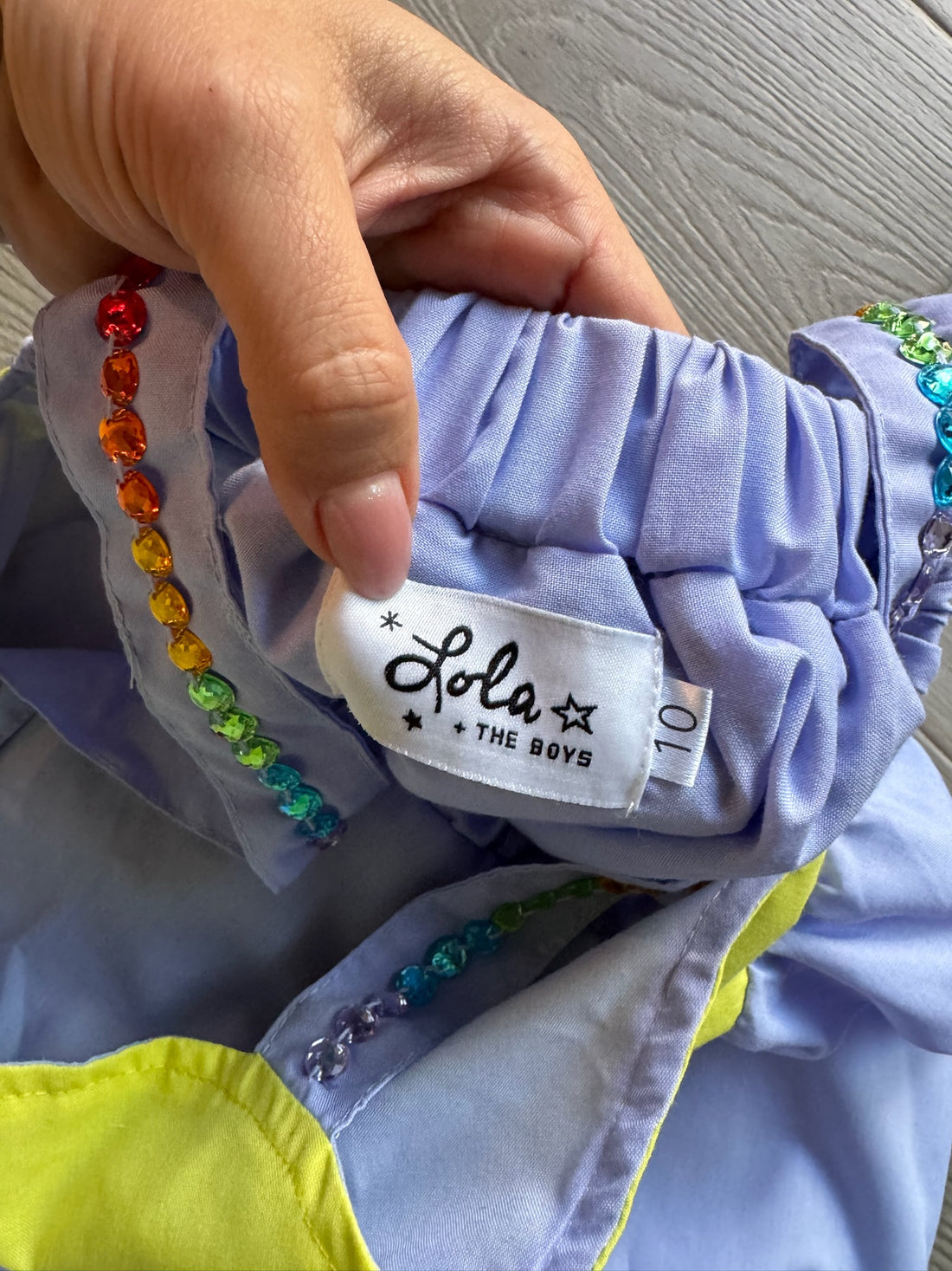 Lola & The Boys Rainbow Dress