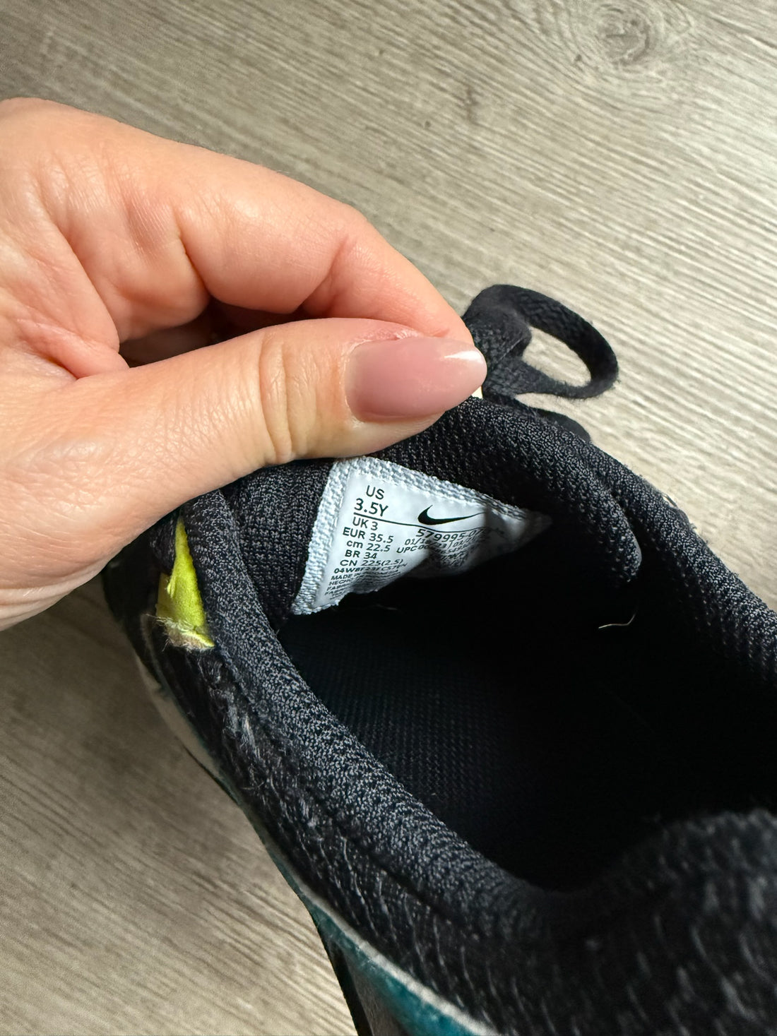 Nike Blue Check AirMax Sneakers