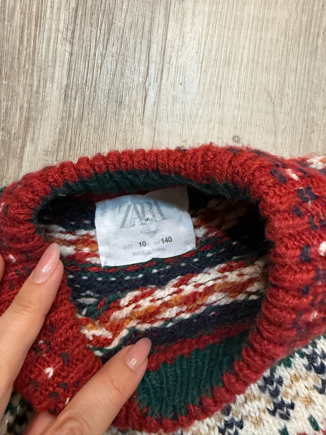 Zara Fair isle Sweater