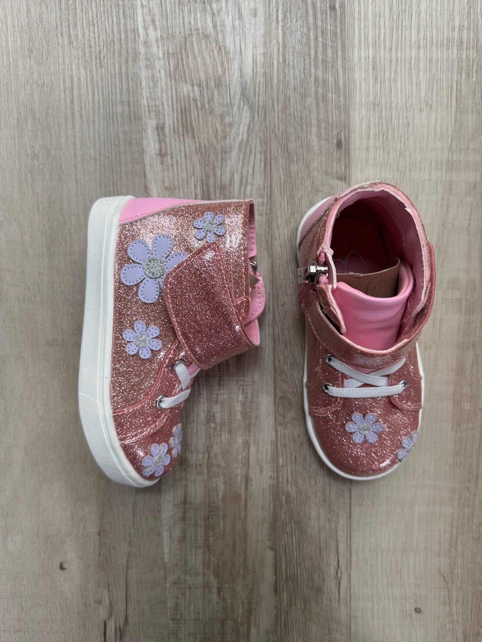 Jessica Simpson Pink Glitter Shoes