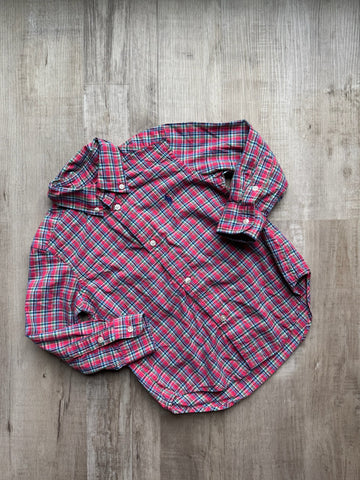 Ralph Lauren Red Plaid Button Down