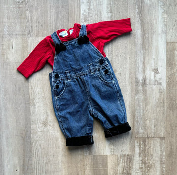Mini Wear Vintage Jean Overall Set