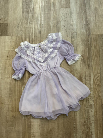 Mikes Girl Purple Vintage Dress - AS IS