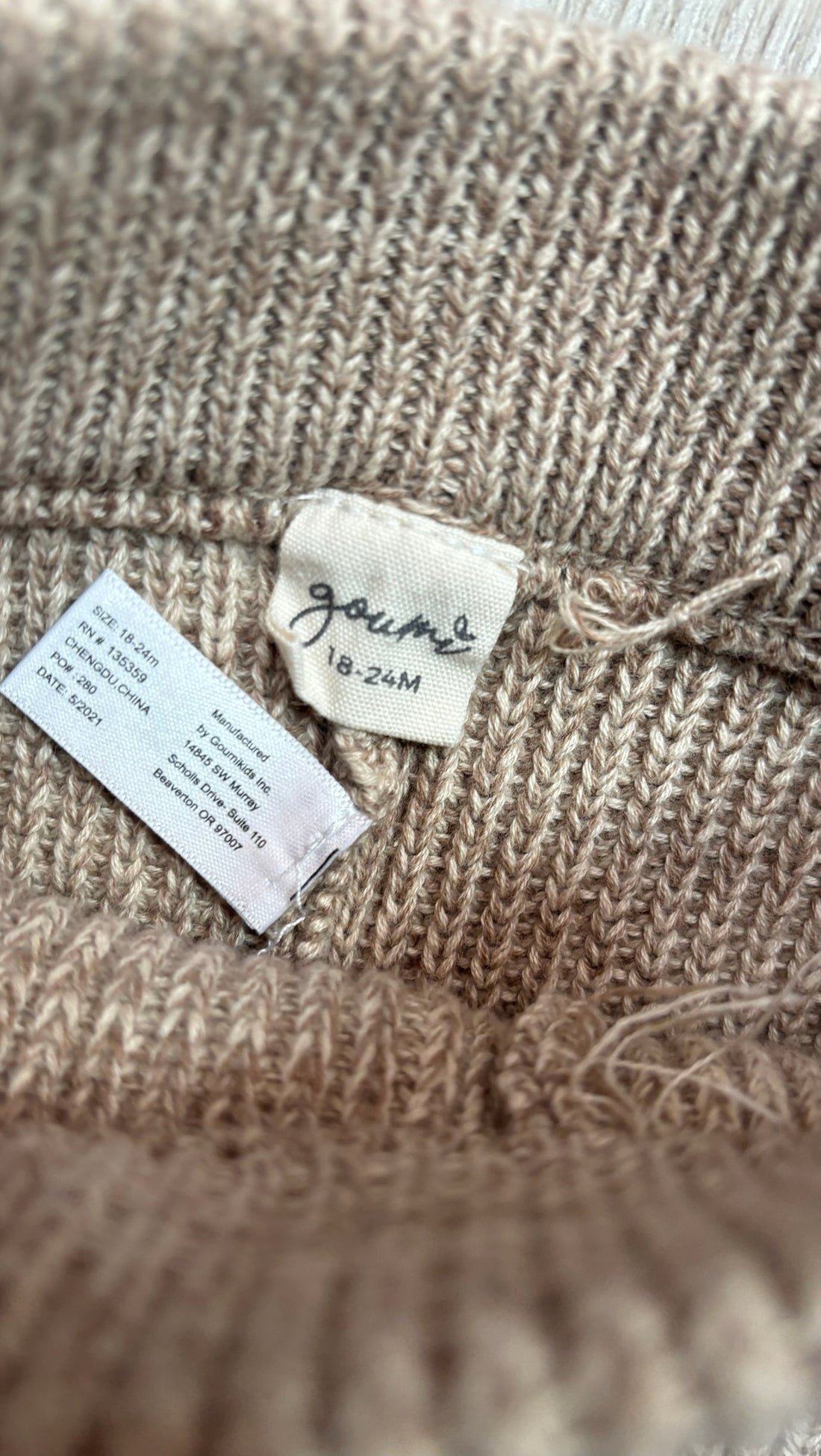Goumi Brown Knit Bottoms