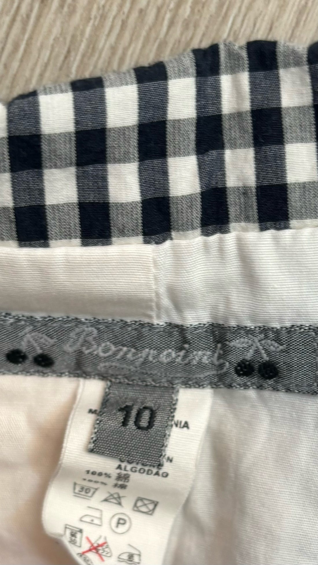 Bonpoint Checkered Blazer
