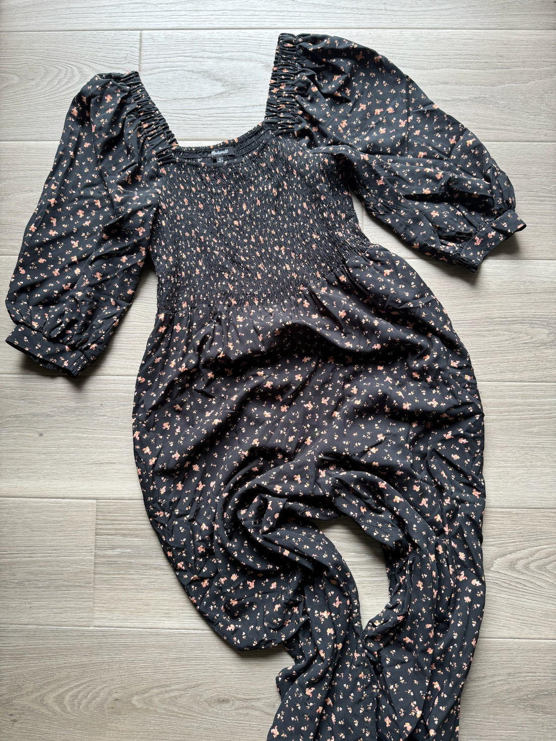 Madewell Floral Jumpsuit