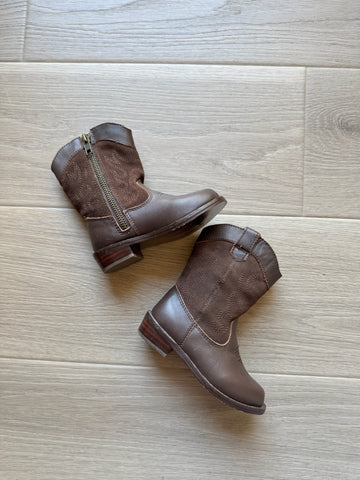Janie and Jack Leather Cowboy Boots