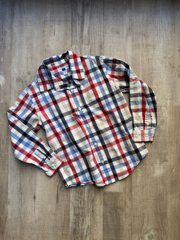 Janie & Jack Plaid Button Down