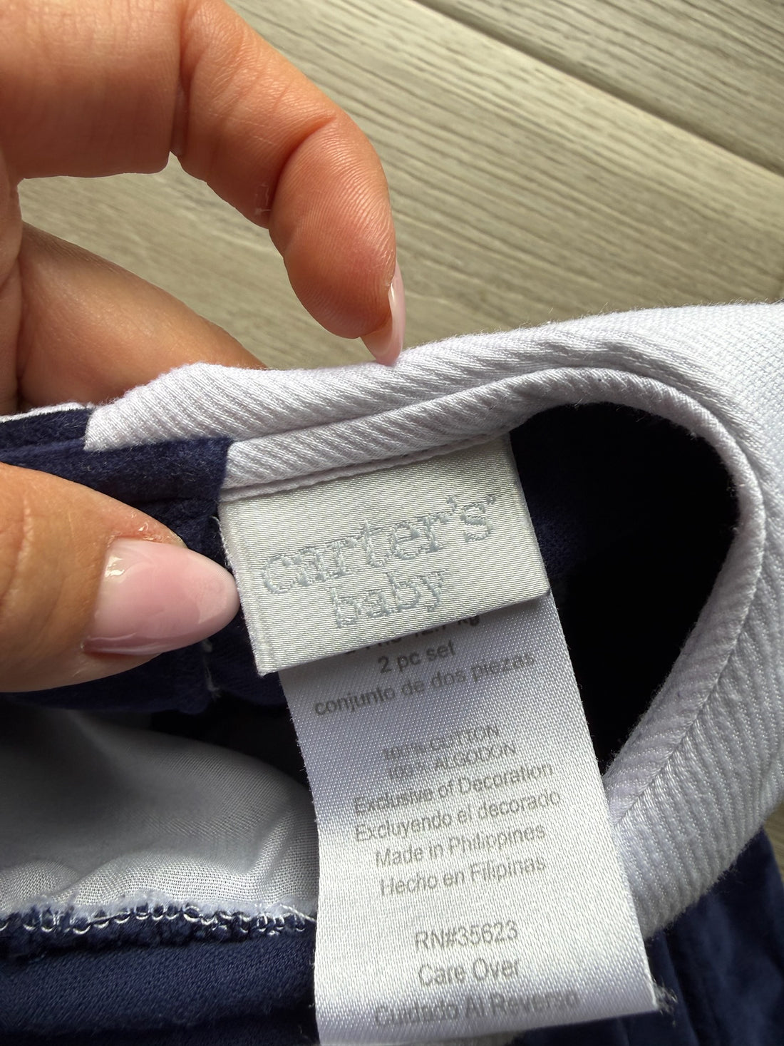 Carters Vintage Navy Dress