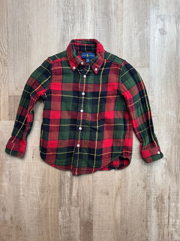 Ralph Lauren Red/Green Plaid Button Down