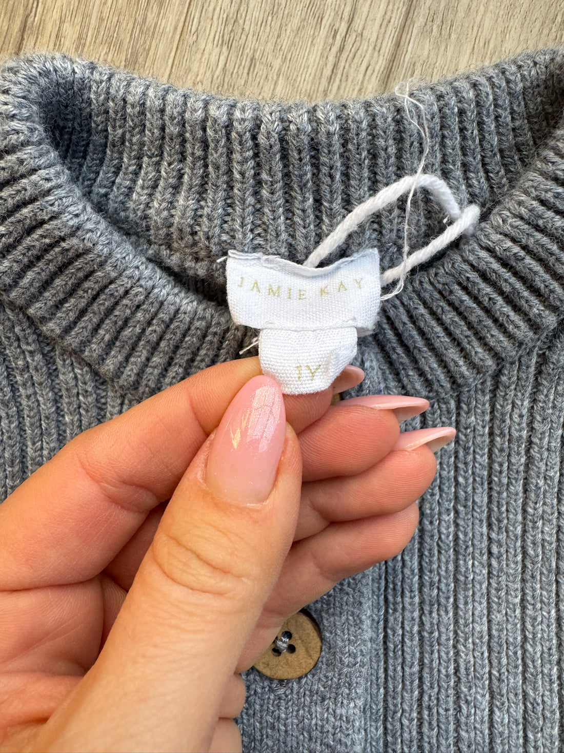Jamie Kay Grey Cardigan