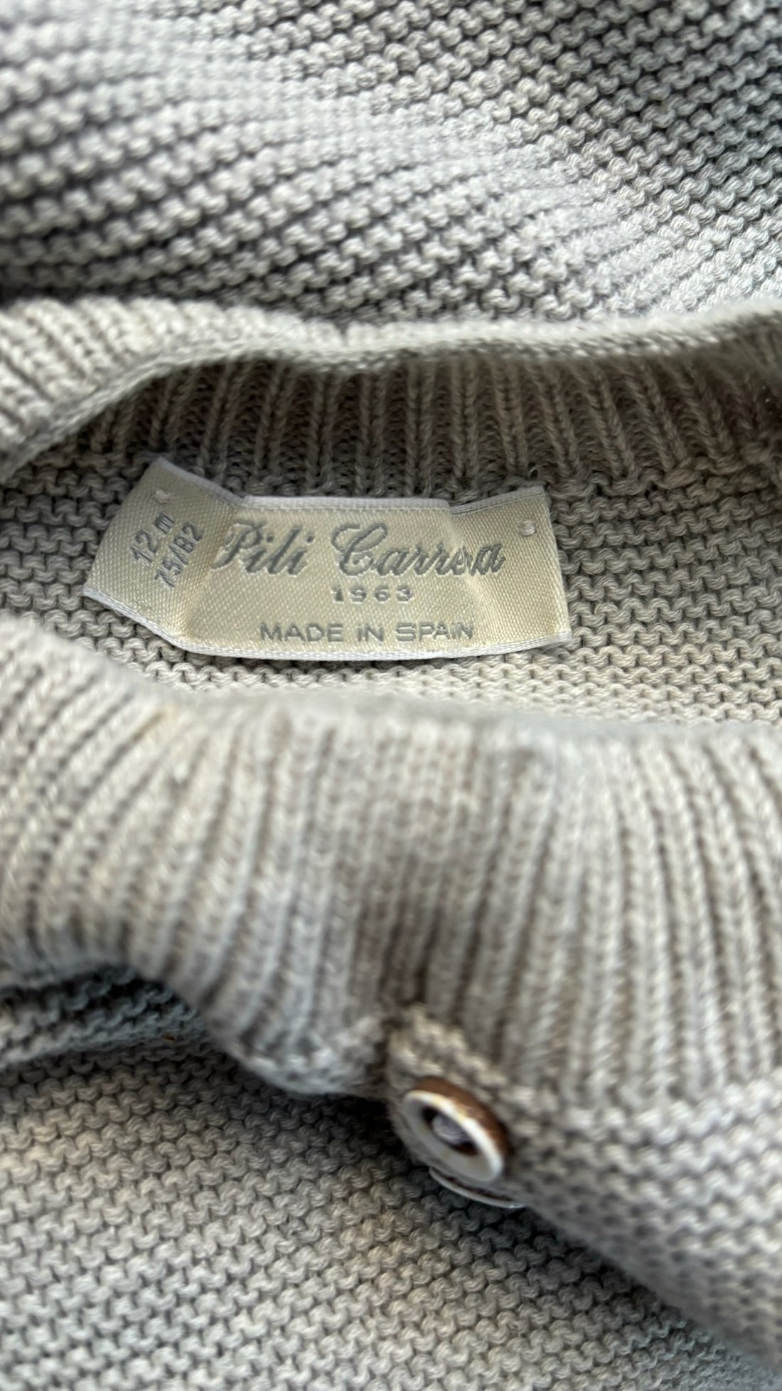 Pili Carrera Grey Knit Set