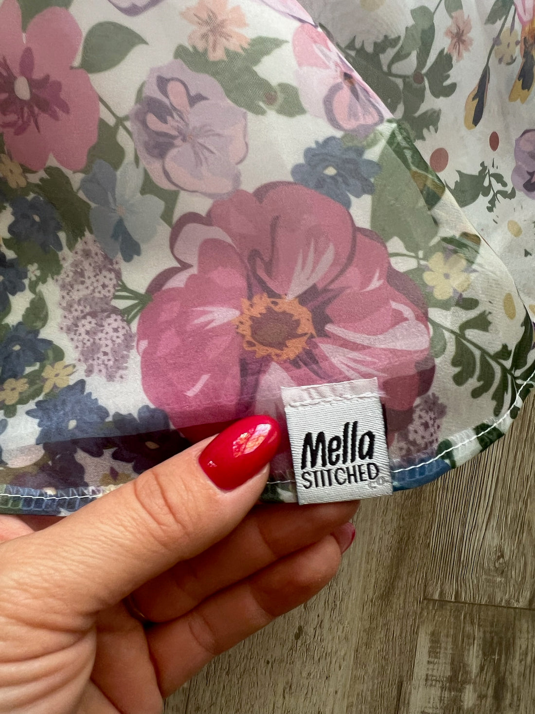 Mella Stitched Floral Dress