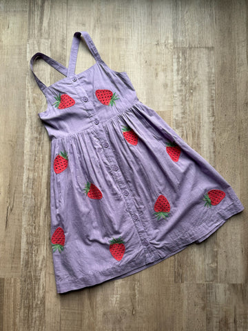 Boden Purple Strawberry Dress